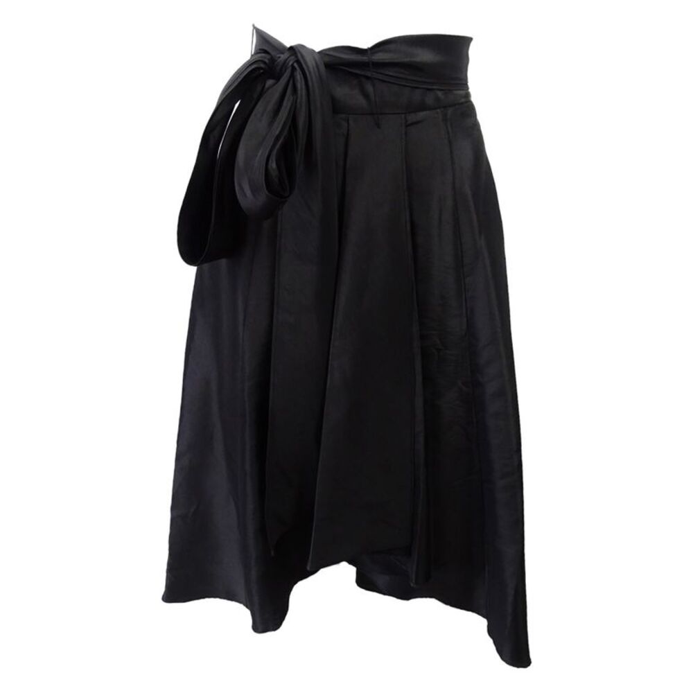R&M Richards Women's High Low A-line Skirt - Black